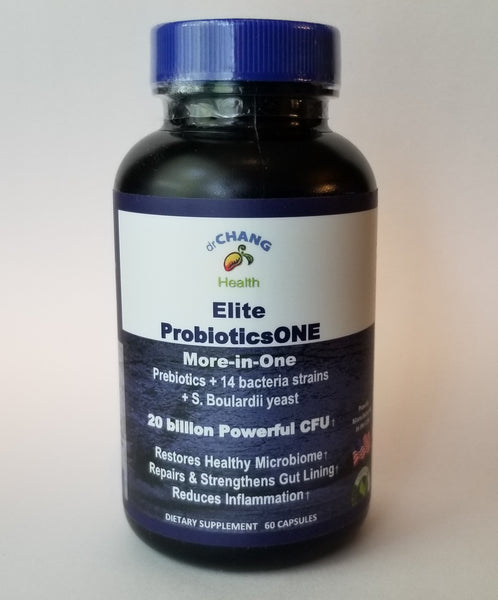 Dr Chang Health Elite ProbioticsONE (60c) - MORE-in-ONE, No Refrigeration